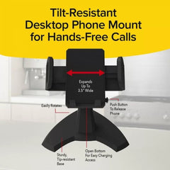 Fully Adjustable Desktop Mobile Phone Mount Holder Stand Hands Free Viewing