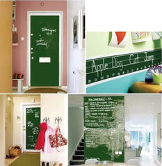 Blackboard Stickers Household Graffiti Wall Whiteboard Wall Stickers Removable and Erasable Children’s Teaching Green Board Stickers Self Adhesive Wallpaper