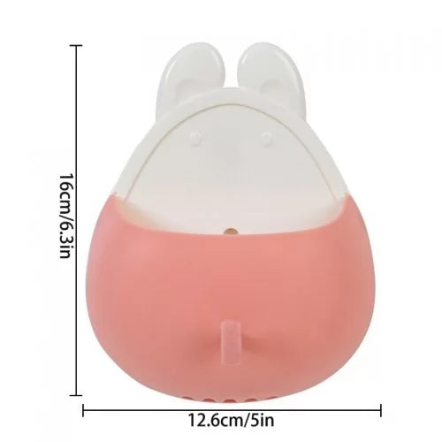 Wall Mount Toothbrush Holder Shelf Cute Razor Holder Bathroom Storage Rack