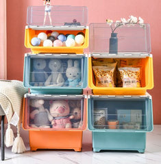 Toys Sundries Storage Boxes Front Opening Thickened Kids Toys Storage Box Sundries Storage Basket Snacks Storage Cabinet Home Organizer
