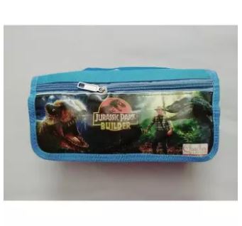 Jurassic Park Theme Pencil Case Pen Pouch for Students