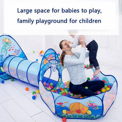 Kids 3 In 1 Play Tent Baby Toys Ball Pool