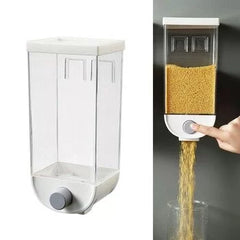 Kitchen Food Storage Container Cereal Dispenser Oatmeal Wall Mounted Container Cereal Dispenser Oatmeal Wall Mount