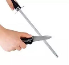 Knife Sharpener Stainless Steel Rod Knives Sharpening Tool Butchers Safe