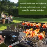 Manual Barbecue Blower BBQ Fan for Outdoor Camping Party