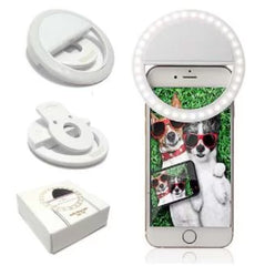 Mini Selfie Mobile Phone Ring Light – Rechargeable Selfie Ring Light 360 Led Light