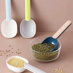 Multi-function Rice Spoon Ice Grain Shovel Coffee Bag Clip For Cat Dog Food Spoon Home Kitchen Storage