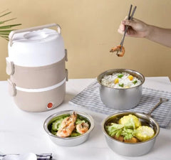 Multifunctional 3 Layers Electric Lunch Box