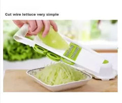 Multifunctional Slicer Vegetable Cutter with 5 Blades And Peeler Cutter Potato Onion Slicer Kitchen Tool