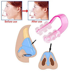 Nose Shaper Clip Nose Lifter Straightener Safety Silicone Pads Beauty Tool