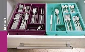 ORIGINAL LIMON 2 Floor Kitchen Drawer Cutlery Tray Stand Organizer
