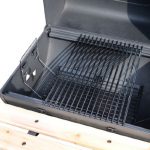 New Trolley Outdoor Charcoal BBQ Grill Patio Outdoor barbecue Garden Heating Heat Smoker – Black