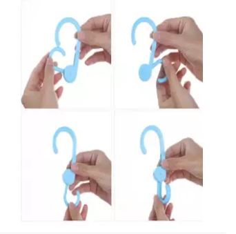 Pack Of 2 – Multipurpose 360 Degree Rotation Hooks