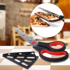 Pizza Scissor With Slicer Pizza Cutter Scissor with Spatula