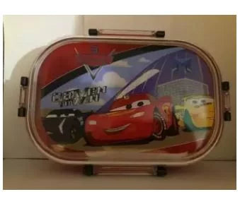Plastic Lunch Box for School Kids/Rectangular Shape/Includes Curry Box/Food Grade/Kids Lunch Box