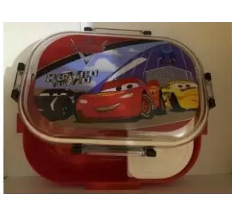Plastic Lunch Box for School Kids/Rectangular Shape/Includes Curry Box/Food Grade/Kids Lunch Box