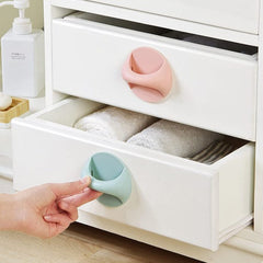 Plastic Round Handle No Construction Needed Sticky Instant Drawer Handles Door and Window Handles for Windows, Cabinets, Cupboards