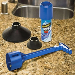 Plumber’s Hero Kit – Unclog Drains Instantly – 20 Uses in Every Can