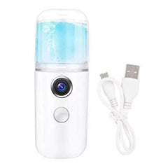 Nano Mister Mist USB Rechargeable Portable Mini Facial Steamer – Anti-Aging Wrinkle Women Beauty Skin Care Tool
