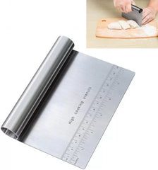 Stainless Steel Cake Scraper Stainless Steel Pastry Dough Cutter