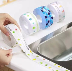 White Printed Sealing Tape PVC Self Adhesive Waterproof Sealing Tape