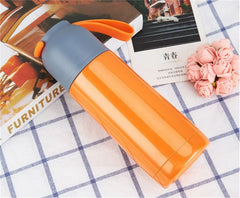 500ml Eco-Friendly Insulated Vacuum Flasks – Portable Silica Gel Stainless Steel Thermos – Thermal Mug Water Bottle