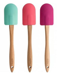 Silicone Spoon Spatula With Wooden Handle