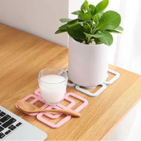 Silicone Insulation Pad Cups And Plates Holders 1Pcs