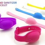 Silicone Wristband Hand Sanitizer Dispenser Sanitizing Strap Bands (pack of 4)