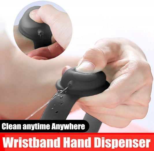 Silicone Wristband Hand Sanitizer Dispenser Sanitizing Strap Bands (pack of 4)