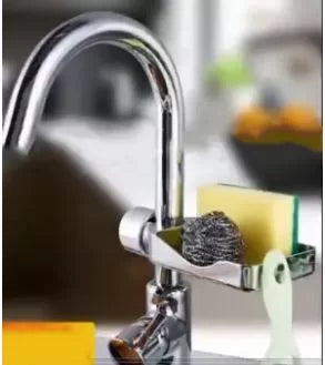 Soap Dish HolderSoap Dish Holder Adjustable Shower Rod Rail Slide Bathroom Gadget