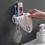 Soap and Toothpaste Holder Organizer Bathroom Accessories