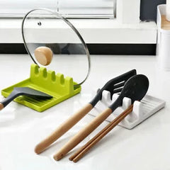 Spoon and Lid Rest Multifunction Kitchen Spatula Rack with Lid Holder