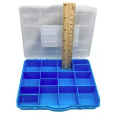 Square Plastic Storage Box Case for Jewelry Sewing Kids Tools Organizer