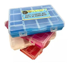 Square Plastic Storage Box Case for Jewelry Sewing Kids Tools Organizer