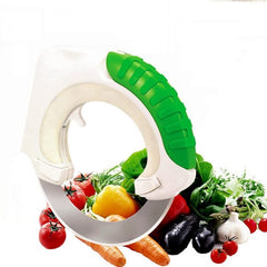 Stainless Steel Circular Rolling Kitchen Knives Creative Designed Knife Kitchen Cutter with Cover