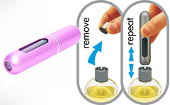 Perfume Refillable Spray Bottles Atomizer (5ml) Purse, Pocket Luggage Travel Size