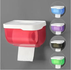 Tissue Roll Holder Adhesive Wall Mounted – Mobile Phone Storage Shelf Wall Mounted Rack Tissue Box New