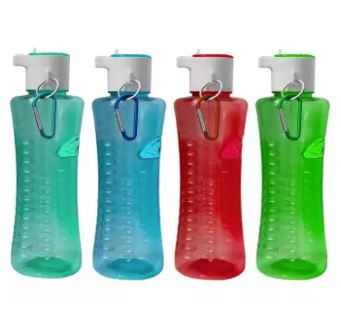 Water Bottle Plastic Bottle Robot Kids Bottle With Straw Lid 700 Ml