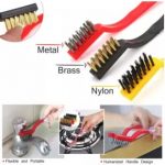 Wire Brush Kitchen Tool Set Of 3 Cleaning Brushes Car Kitchen Gas Stove Cleaning Tool