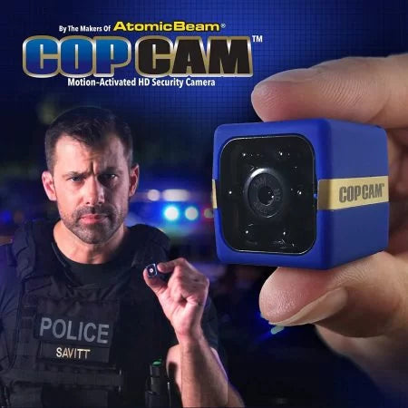 Atomic Cop Cam — Beam Mini Security Camera by , Wireless Security Camera, Dash Cam, and Action Cam The Wireless, Motion-Activated Security Camera Is So Compact, It Hides Anywhere!