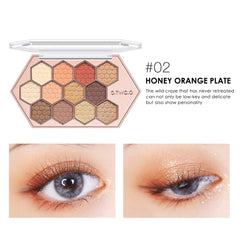 O.TWO.O Honeycomb Hexagonal Star Diamond Eyeshadow Palette