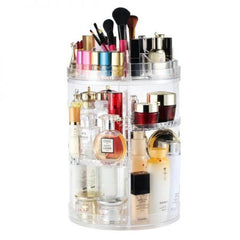 Rotating 360 Degree Crystal Jewelry Cosmetic Perfumes Makeup Organizer Display Stand