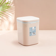 Small Table Dustbin Small Covered Trash Can Square Shape