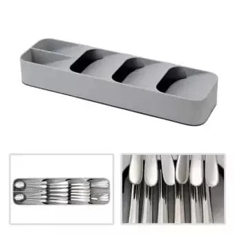 Compact Drawer Cutlery Organizer Tray