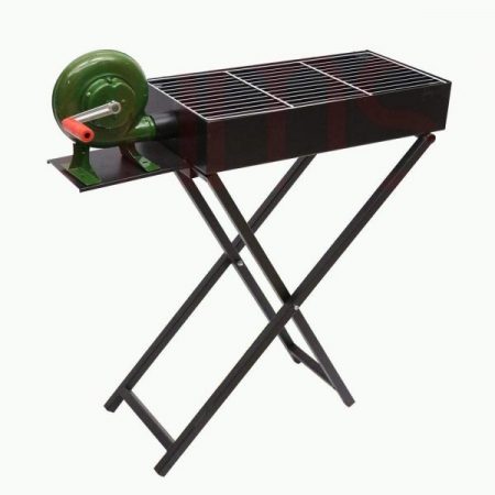 Manual Blower BBQ Grill Barbeque with Stand and Blower
