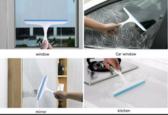 Window Cleaning Squeeze - Kitchen Cleaning Wiper - Mirror-Table-Tiles-Bathroom Cleaner & Multiple Purpose Cleaner Mini Wiper