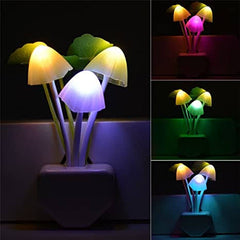 Electronic Mushroom's with Flower Night Lamp